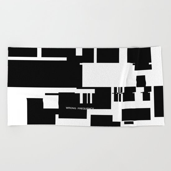 Wrong Frequency Beach Towel