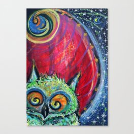 Owl Wisdom Canvas Print