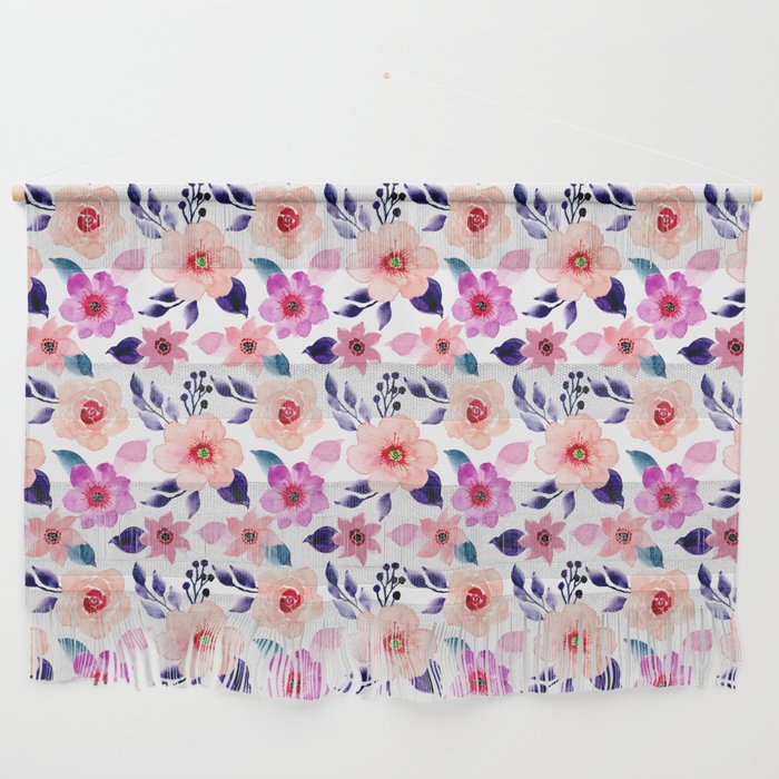 Pink flowers Wall Hanging