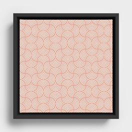 Geometric Ovals - Rejuvenate Framed Canvas