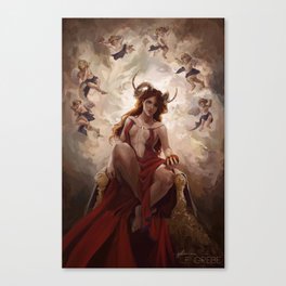 LILITH AND THE SEVEN DEADLY SINS Canvas Print