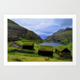 Saksun - Faroe Islands Art Print