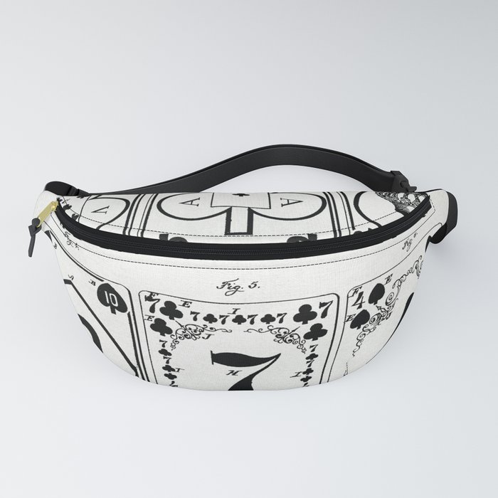 Playing cards old patent Fanny Pack