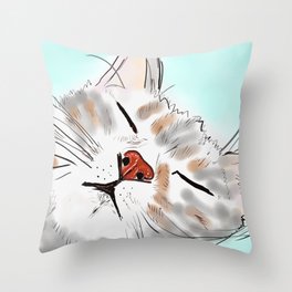 Sweet Dreams Kitty Throw Pillow