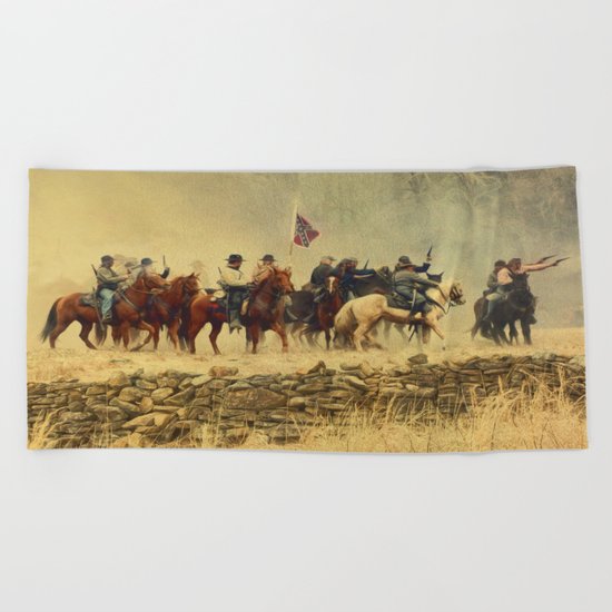 Under Attack Beach Towel