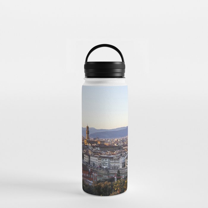 Florence at Golden Hour  |  Travel Photography Water Bottle