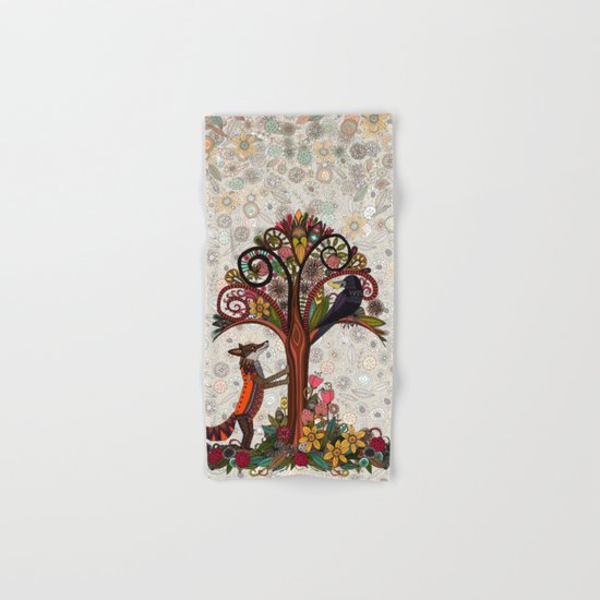 fox and crow Hand & Bath Towel