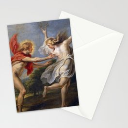 Apollo chasing Daphne Stationery Card