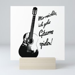 I'm Going To Play The Guitar Mini Art Print