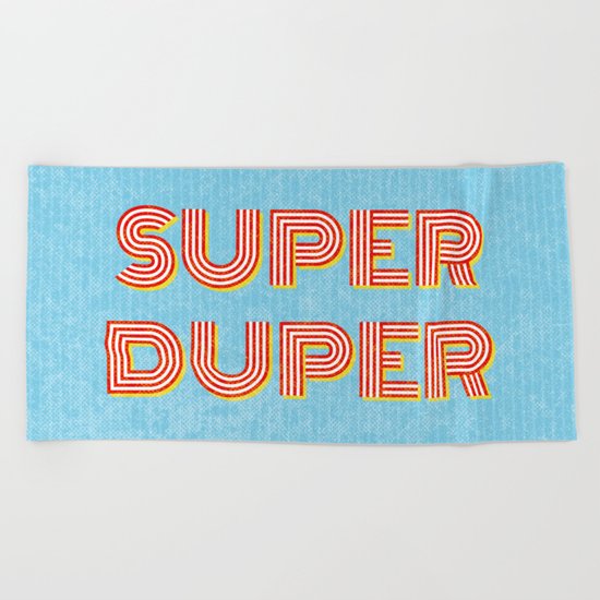 Super-Duper Beach Towel