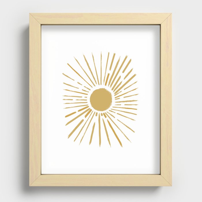 Perfect Sunshine  Recessed Framed Print