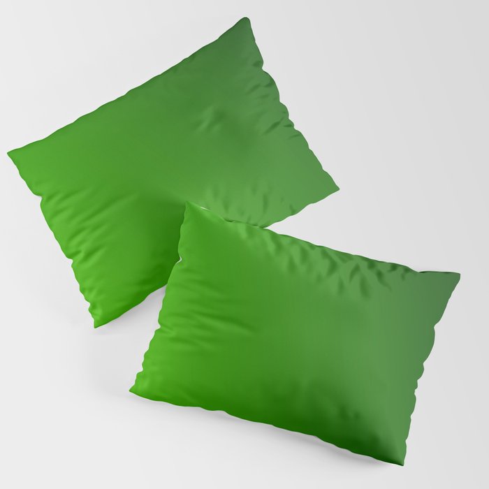 2 Green Gradient Background 220713 Valourine Digital Design Pillow Sham