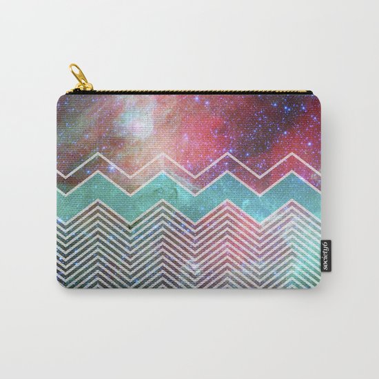 Chevron Galaxy Carry-All Pouch