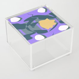 Purple Lillies Acrylic Box