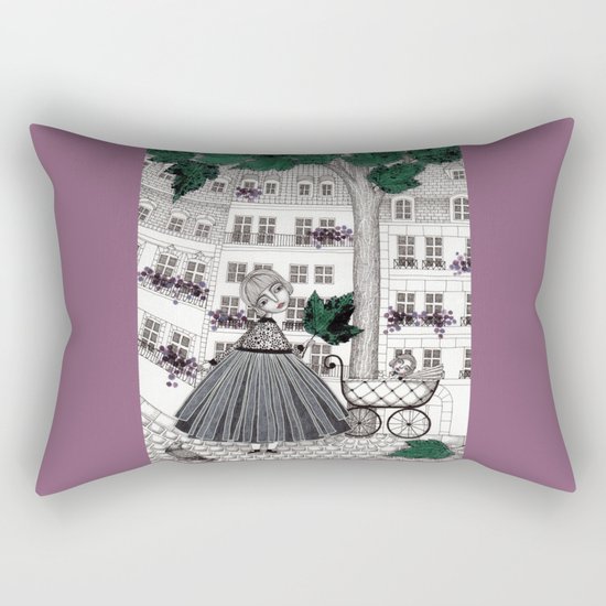 Hadessah's Leaf Rectangular Pillow