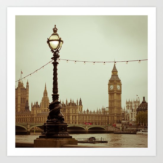 The old clock Art Print