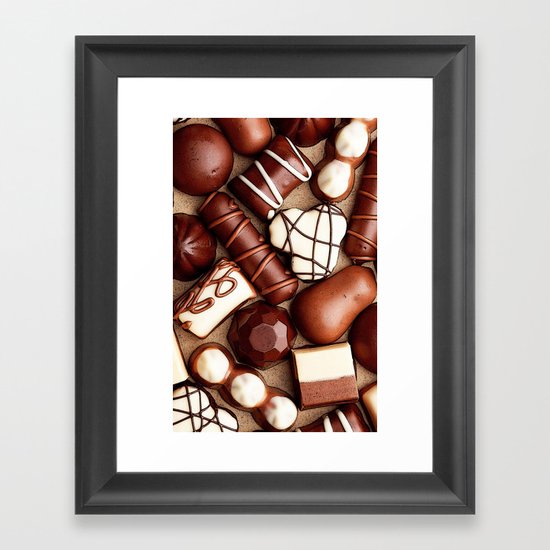 CHOCOLATES BOX for IPhone Framed Art Print