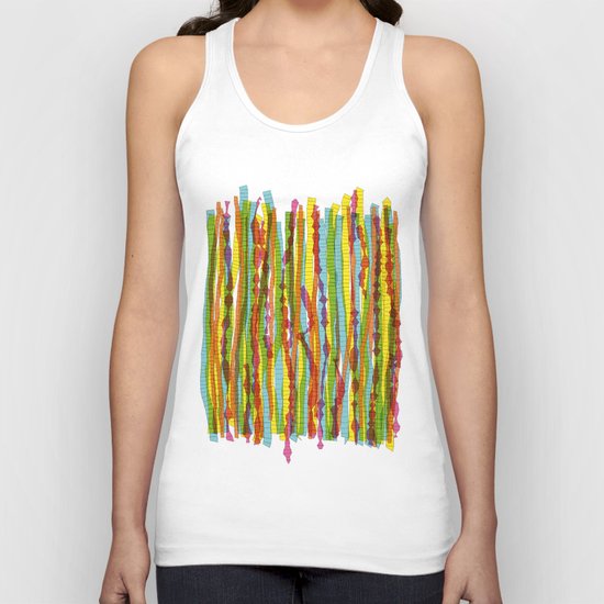 patterns - spaghettis 1 Unisex Tank Top