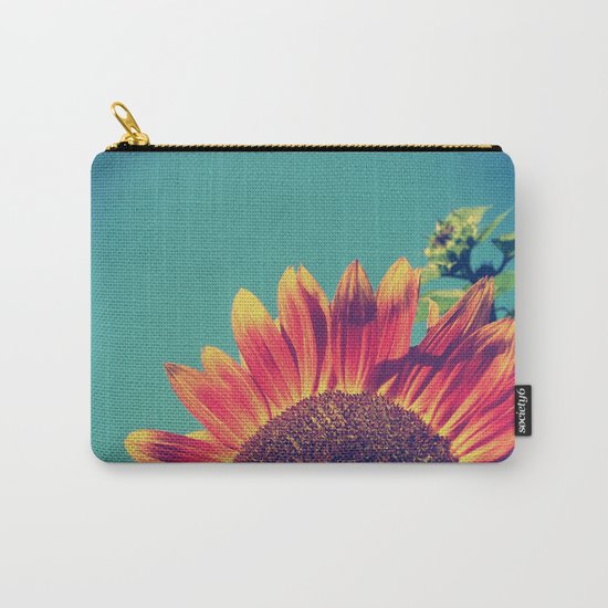 Summer Sunflower Carry-All Pouch