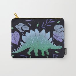 Stegosaurus Cool Neon Carry-All Pouch