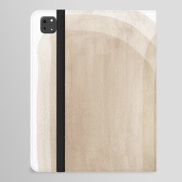 Abstract beige iPad Folio Case