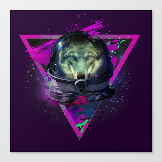 Lonely Astronaut Canvas Print
