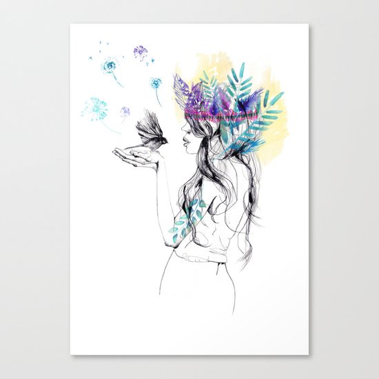 Nature Girl Canvas Print