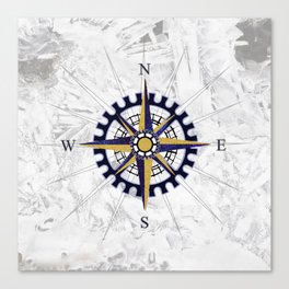 Ice Compass Canvas Print
