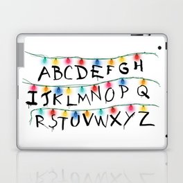 Stranger Things Alphabet Lights Laptop & iPad Skin