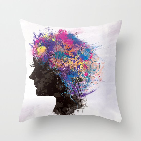 Mother Nature Throw Pillow