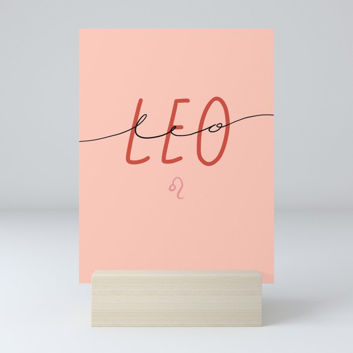 Leo Mini Art Print