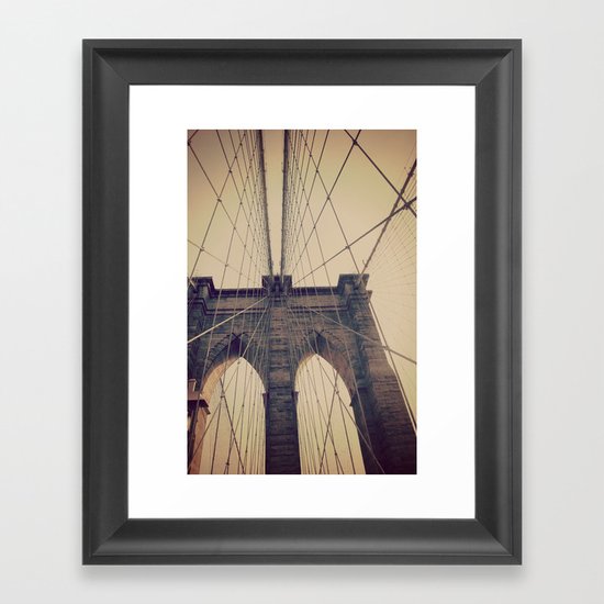 Brooklyn Web Framed Art Print