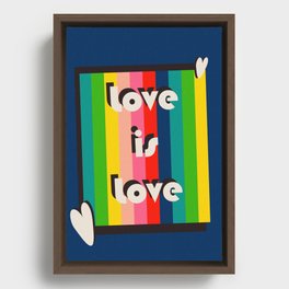 Love is Love Framed Canvas