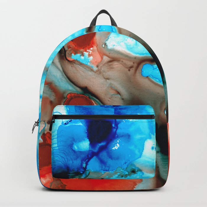 Owl Fish - Abstract Art By Sharon Cummings Backpack