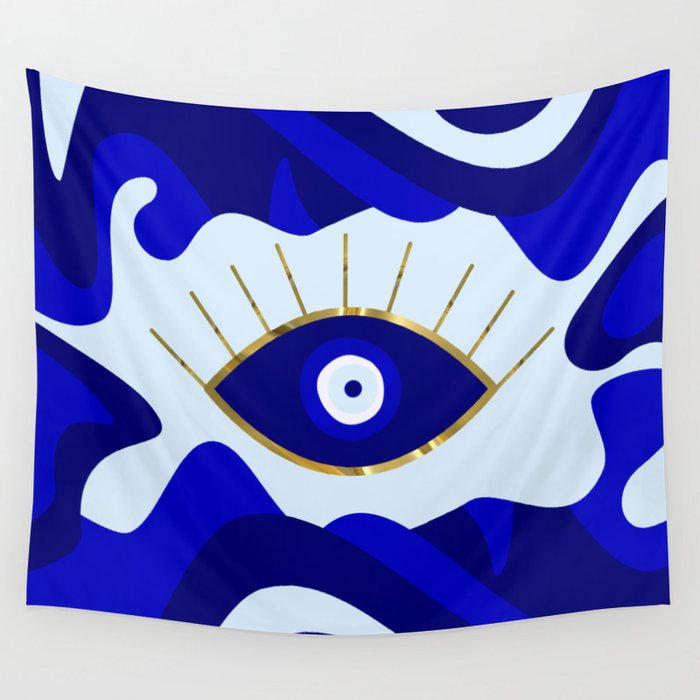 Lava All Seeing Evil Eye Wall Tapestry by UMe Images Society6