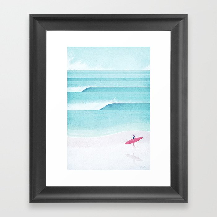 Surf Girl II Framed Art Print