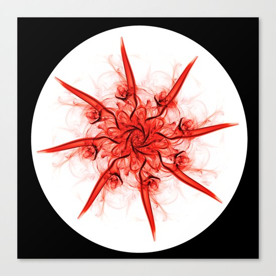 Smoke Flower 1 Canvas Print