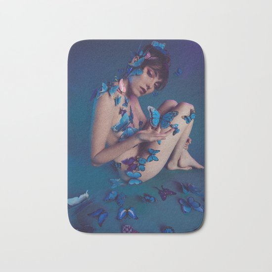Butterfly Fly Free Bath Mat