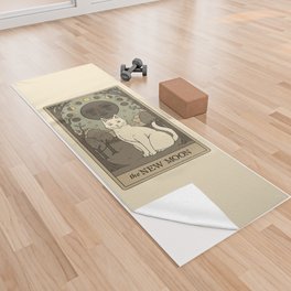 The New Moon Cat Yoga Towel