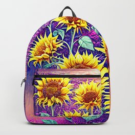 Sunflowers Song Digital Backpack