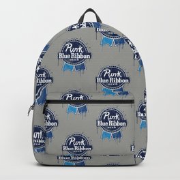 Punk Blue Ribbon Beer Backpack