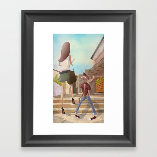 That Girl from Ipanema Framed Art Print