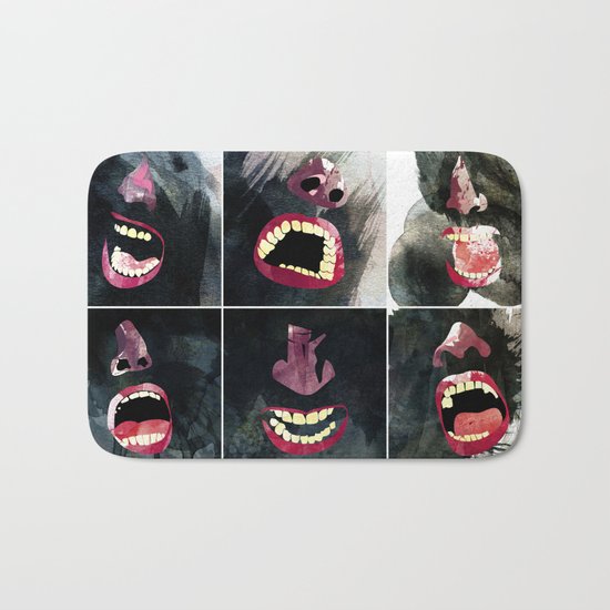 9 gritos Bath Mat