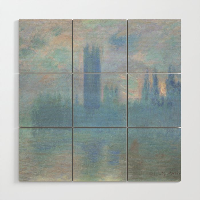 Houses of Parliament, London Wood Wall Art