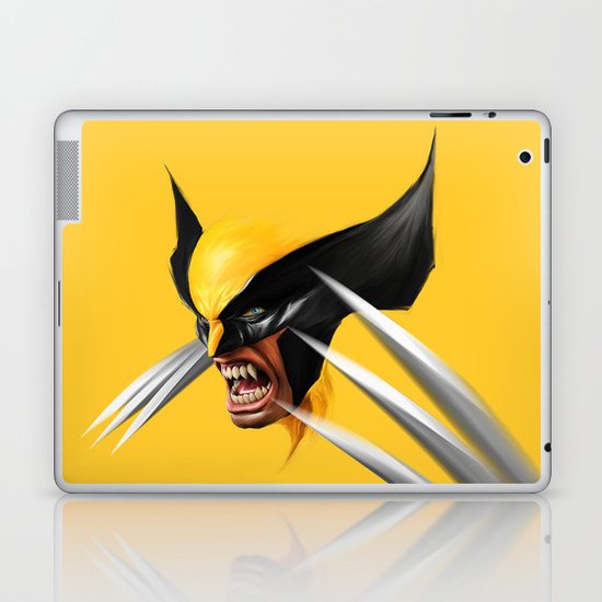 BLACK AND YELLOW Laptop & iPad Skin