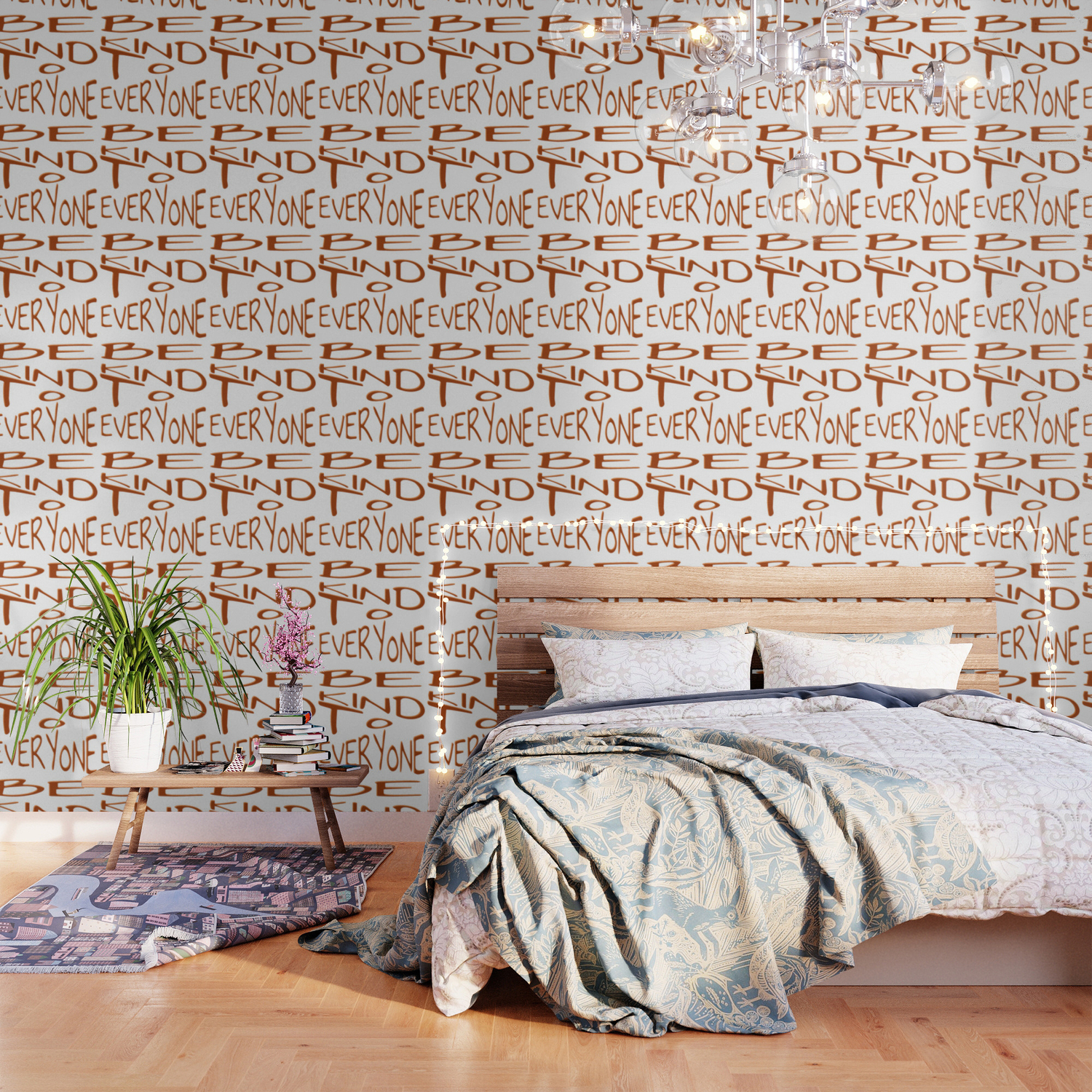 Be Kind To Everyone Positive Quote Wallpaper By Taiche Society6