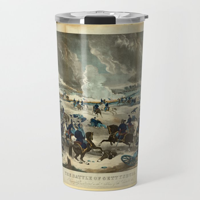 Battle of Gettysburg by Thomas Kelly Travel Mug