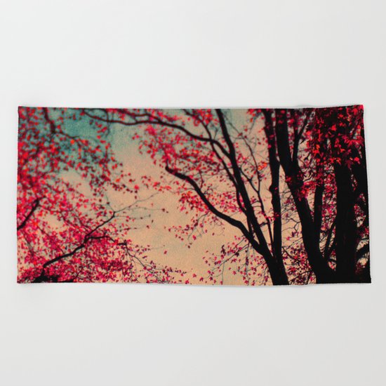 trees Beach Towel