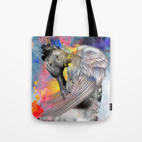 angel male nude Tote Bag
