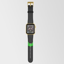 LETTER d (GREEN-BLACK) Apple Watch Band